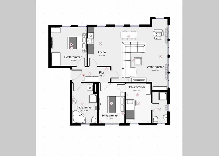 Apartmán Traumfewo Palais #innenstadt #garten #netflix Von Harztraveler