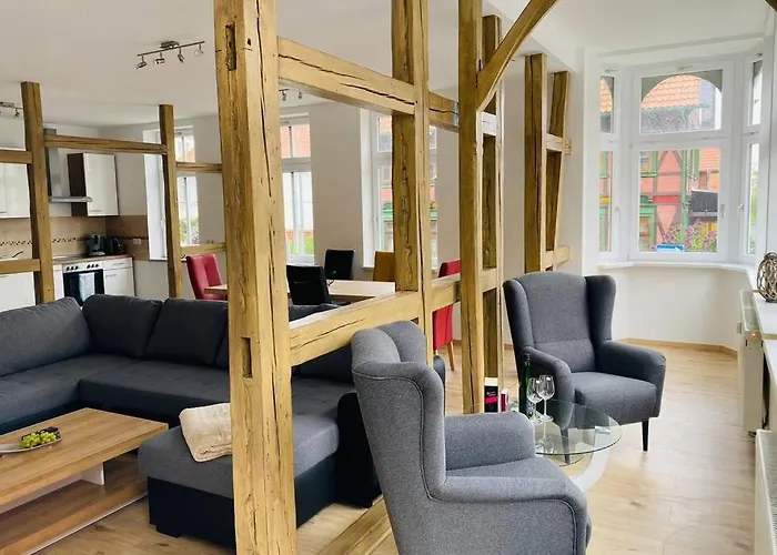 Apartmán Traumfewo Palais #innenstadt #garten #netflix Von Harztraveler *